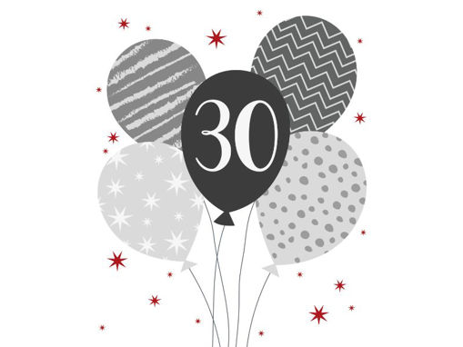 Picture of 30TH BIRTHDAY CARD